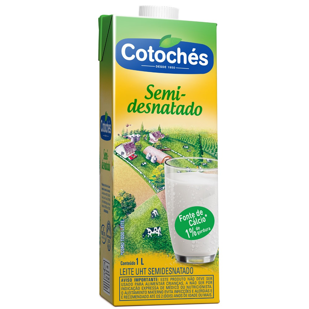 LEITE COTOCHÉS SEMI-DESNATADO