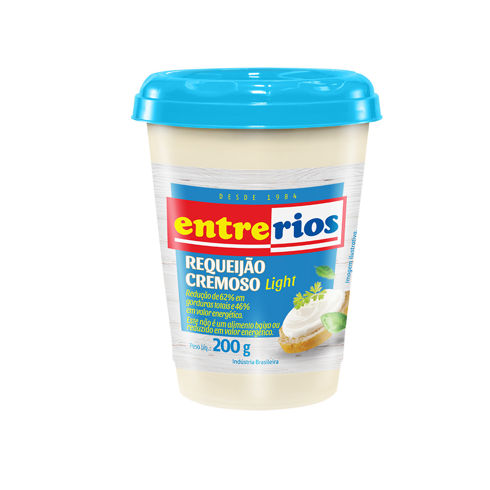 REQUEIJÃO CREMOSO ENTRE RIOS LIGHT 200G