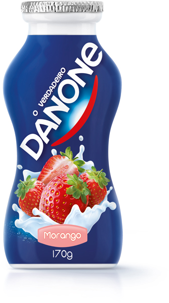 IOGURTE DANONE MORANGO 170G