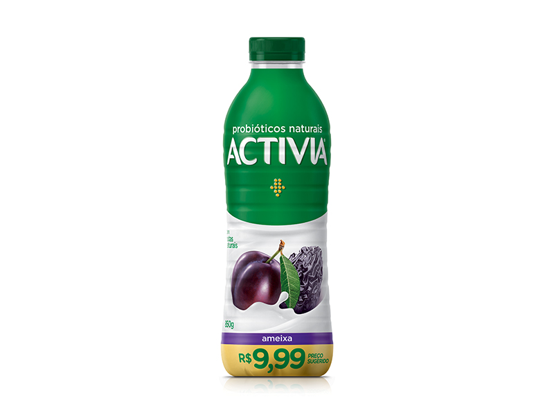 IOGURTE DANONE ACTIVIA AMEIXA 850ML