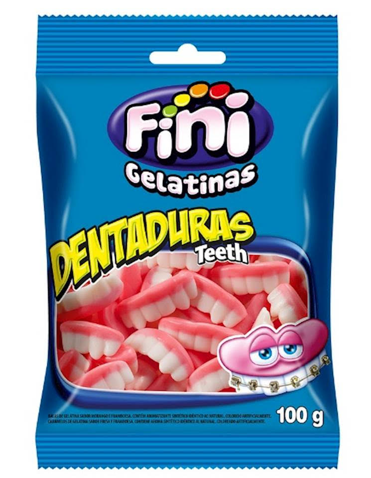 BALA FINI JELLY DENTADURAS 100G