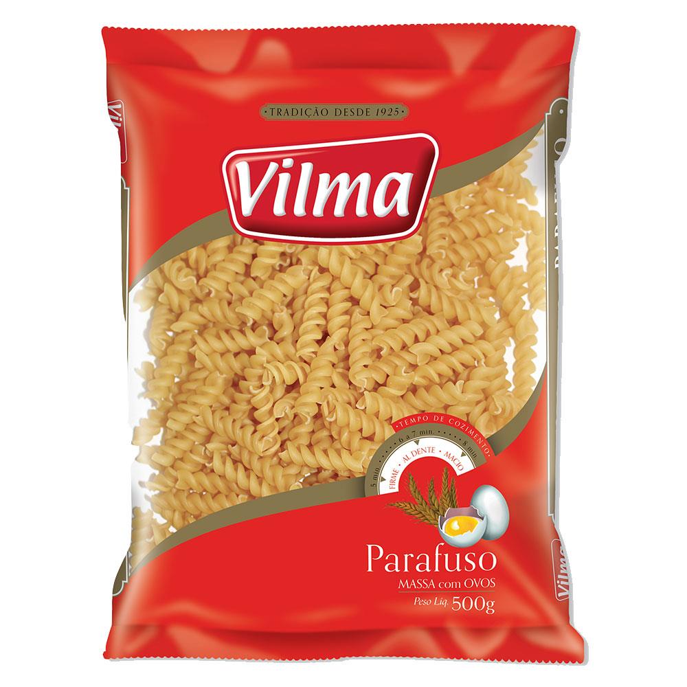 MACARRÃO VILMA PARAFUSO COM OVOS 500G