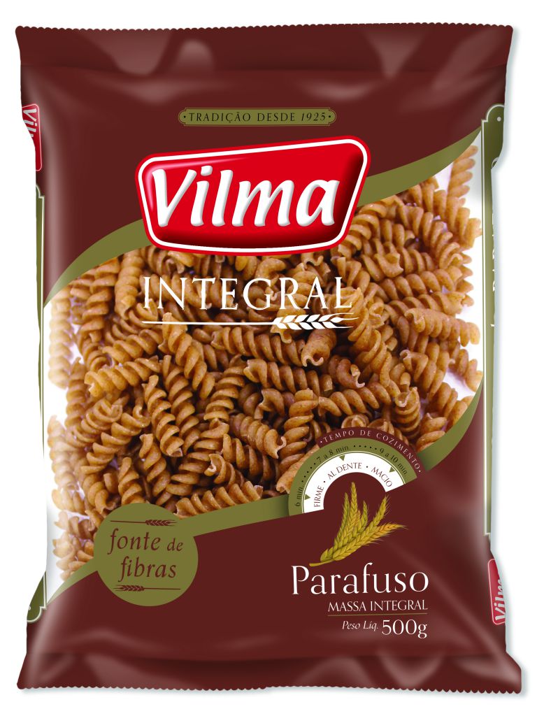 MACARRÃO VILMA PARAFUSO INTEGRAL 500G