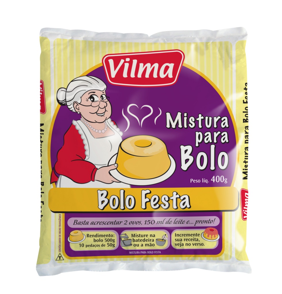 MISTURA VILMA PARA BOLO FESTA 400G