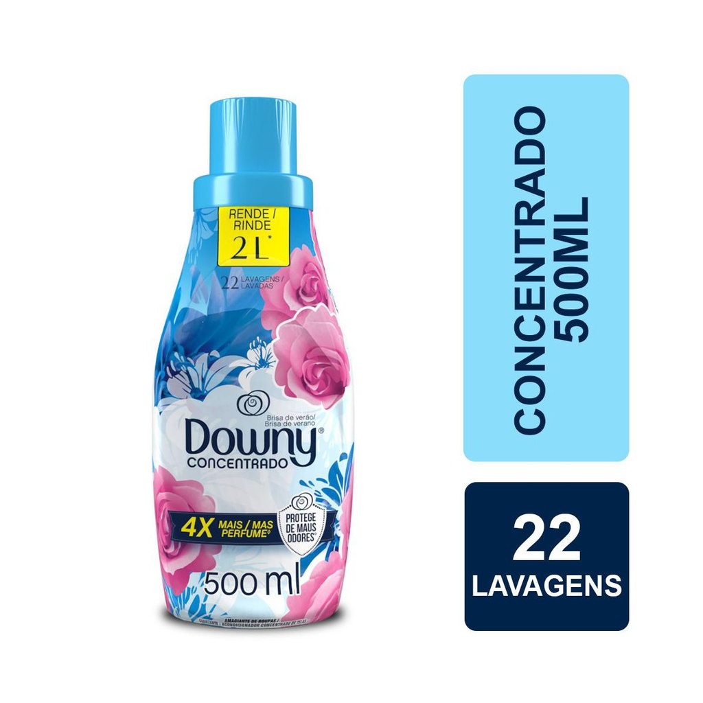 AMACIANTE DOWNY CONCENTRADO BRISA DE VERÃO 500ML