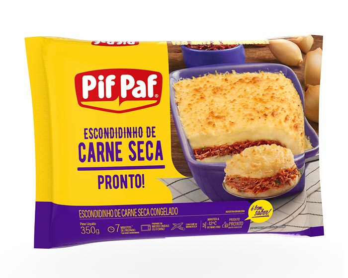 ESCONDIDINHO CARNE SECA PIF PAF 350G