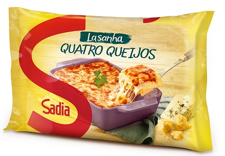 LASANHA SADIA 4 QUEIJOS 600G