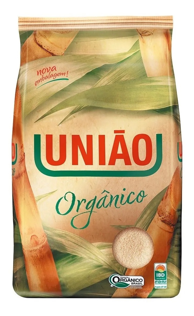 AÇÚCAR ORGÂNICO UNIÃO 1KG