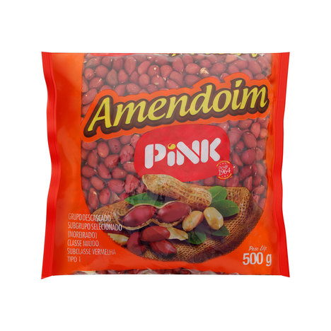 AMENDOIM CRU PINK 500G