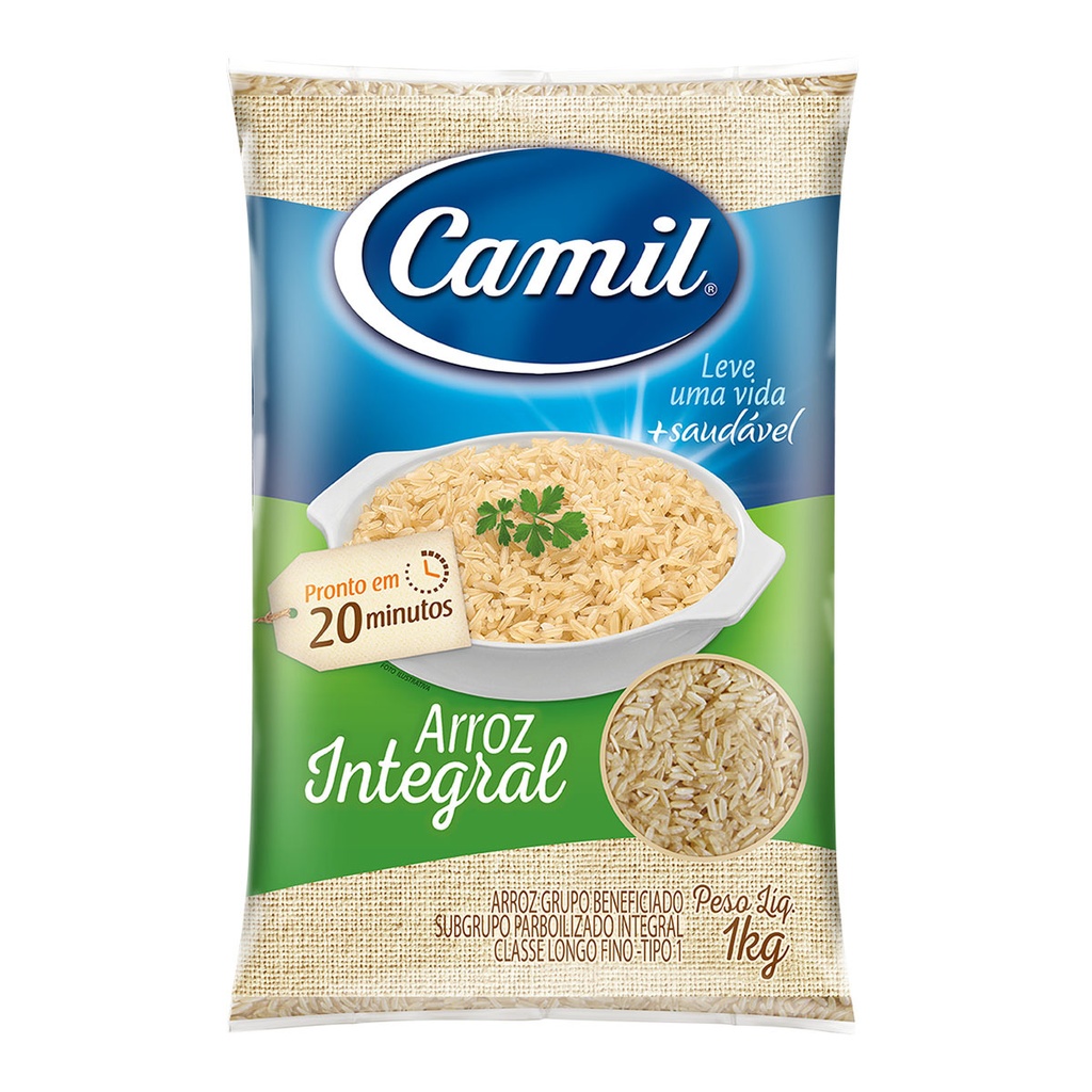 ARROZ CAMIL INTEGRAL  1KG