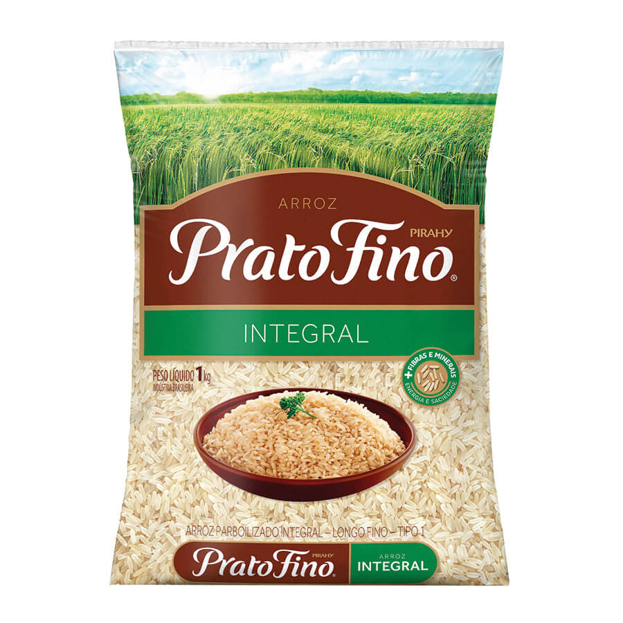 ARROZ INTEGRAL PRATO FINO 1KG