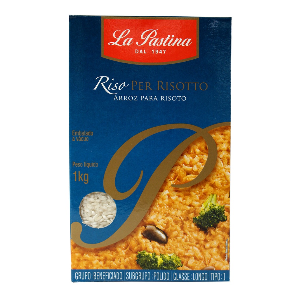 ARROZ PARA RISOTO LA PASTINA 1KG