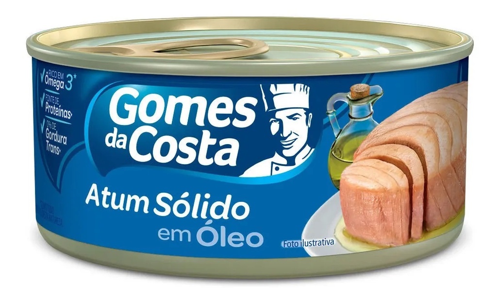 ATUM SÓLIDO GOMES DA COSTA ÓLEO 170G