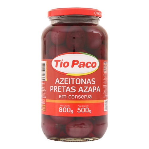 AZEITONA  PRETA  AZAPA TIO PACO 500G