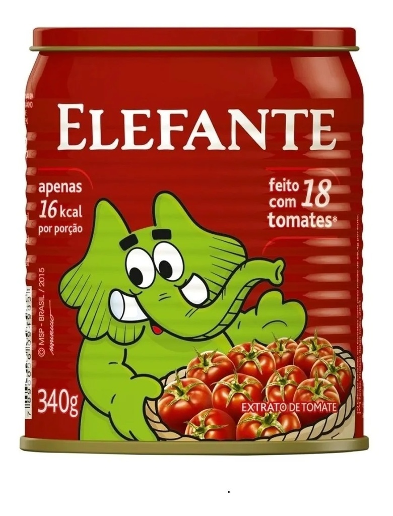 EXTRATO DE TOMATE ELEFANTE 340G