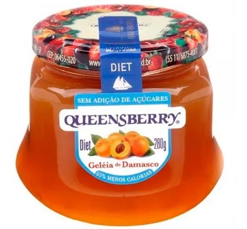 GELEIA QUEENSBERRY DIET DAMASCO 280G