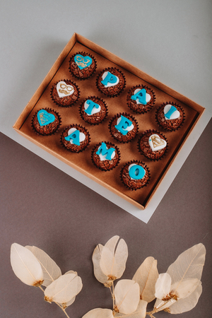 Caixa de Brigadeiros &quot;Te Amo&quot; (6 und)