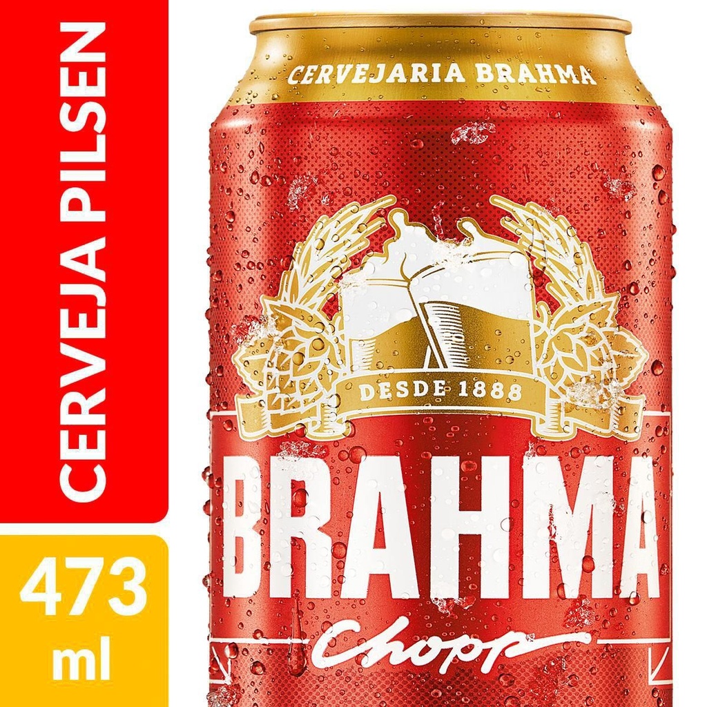 CERVEJA BRAHMA CHOPP LATÃO 473ML