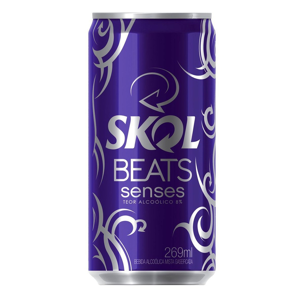 CERVEJA SKOL BEATS SENSES LATA 269ML