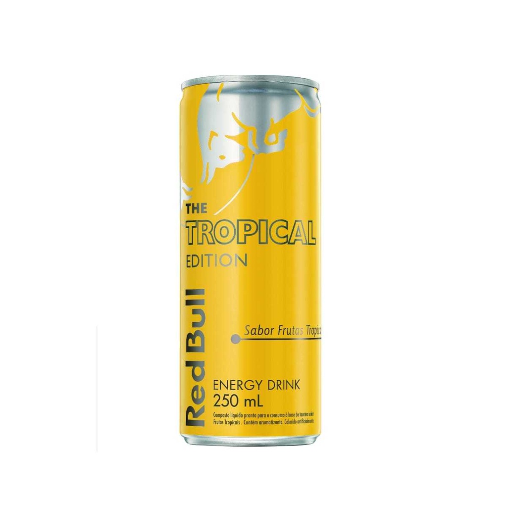 ENERGÉTICO RED BULL TROPICAL FRUTAS TROPICAIS 250ML