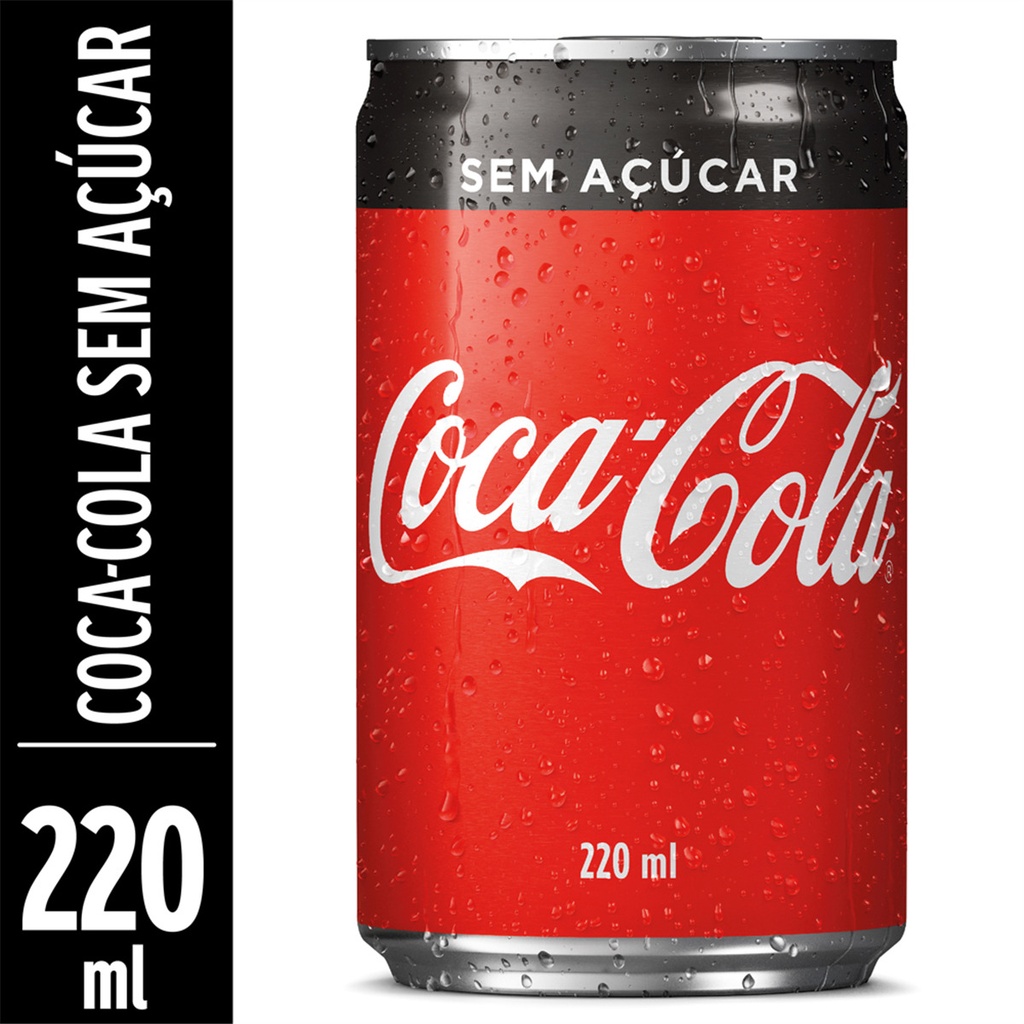 COCA COLA ZERO LATA 220ML