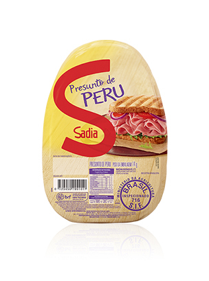 PRESUNTO PERU COZIDO SADIA LIGHT 100G