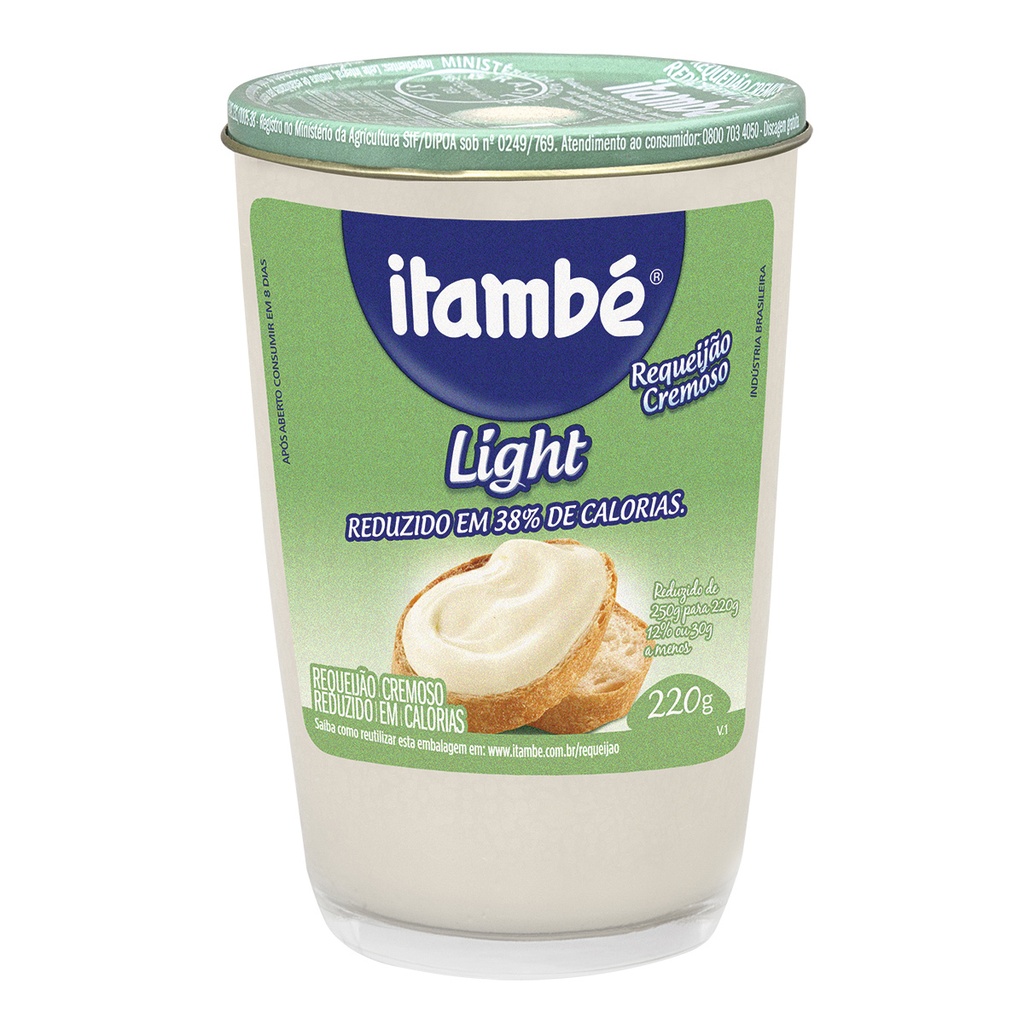 REQUEIJÃO ITAMBÉ CREMOSO LIGHT 220G