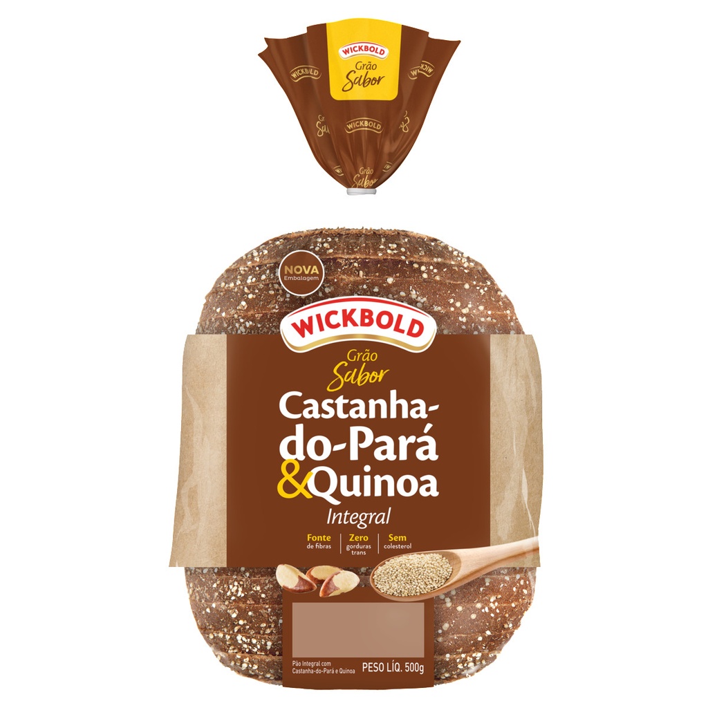 PÃO WICKBOLD GRÃO SABOR CAST QUINOA 400G